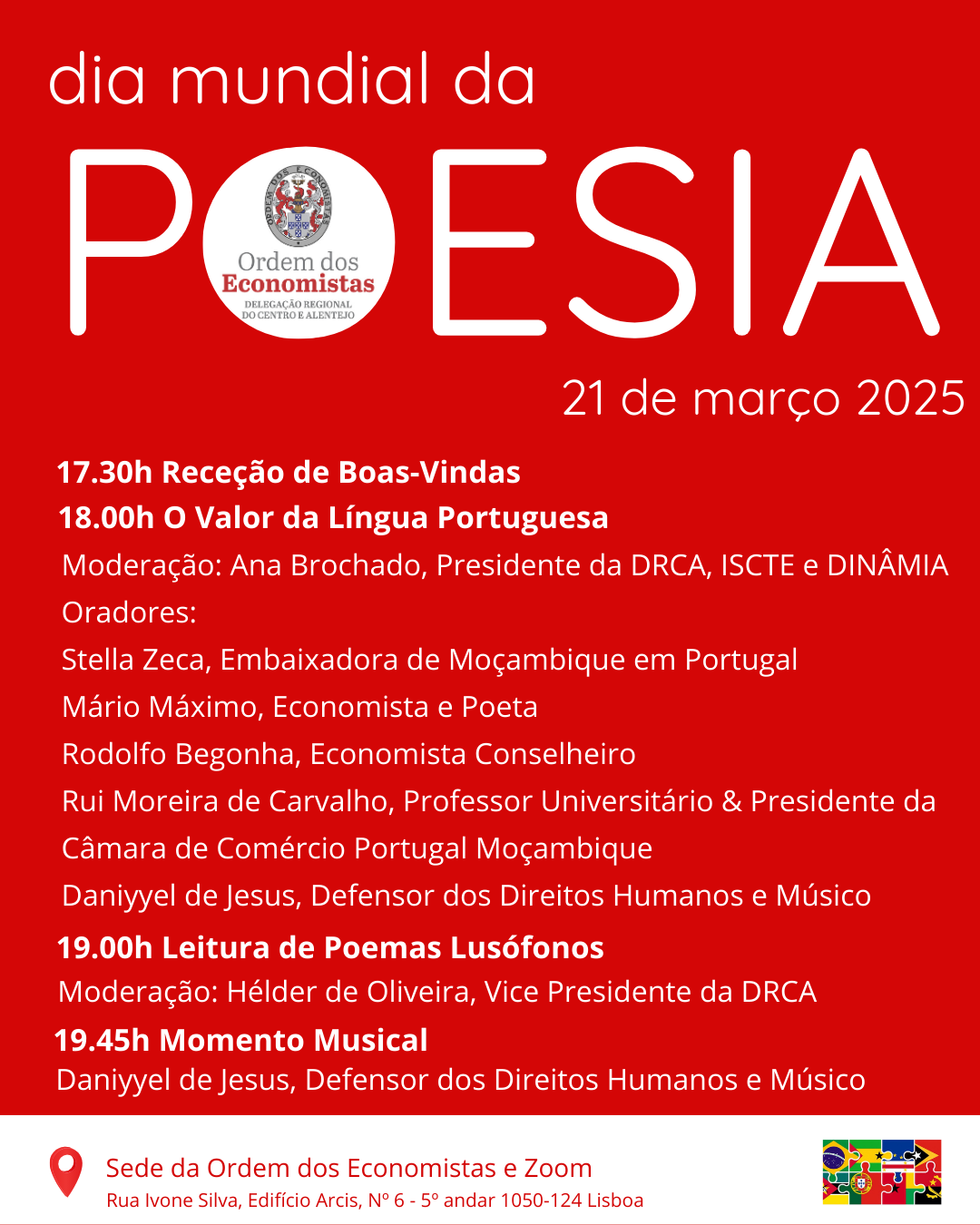 DRCA - Dia Mundial da Poesia 2025